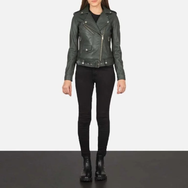 Alison Leather Biker Jacket