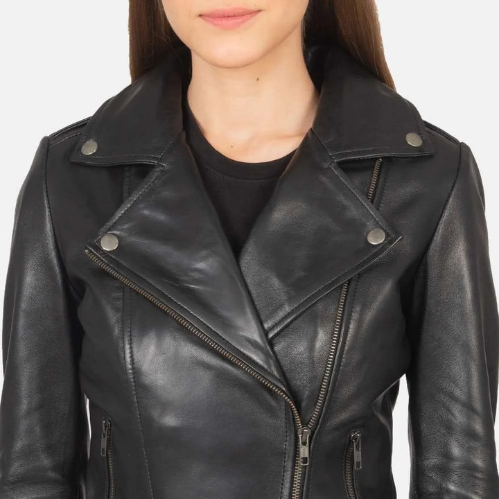 Flashback Leather Biker Jacket