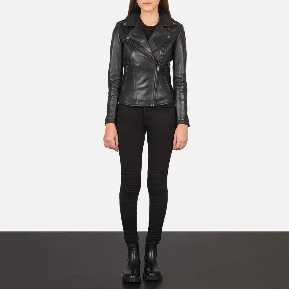 Flashback Leather Biker Jacket