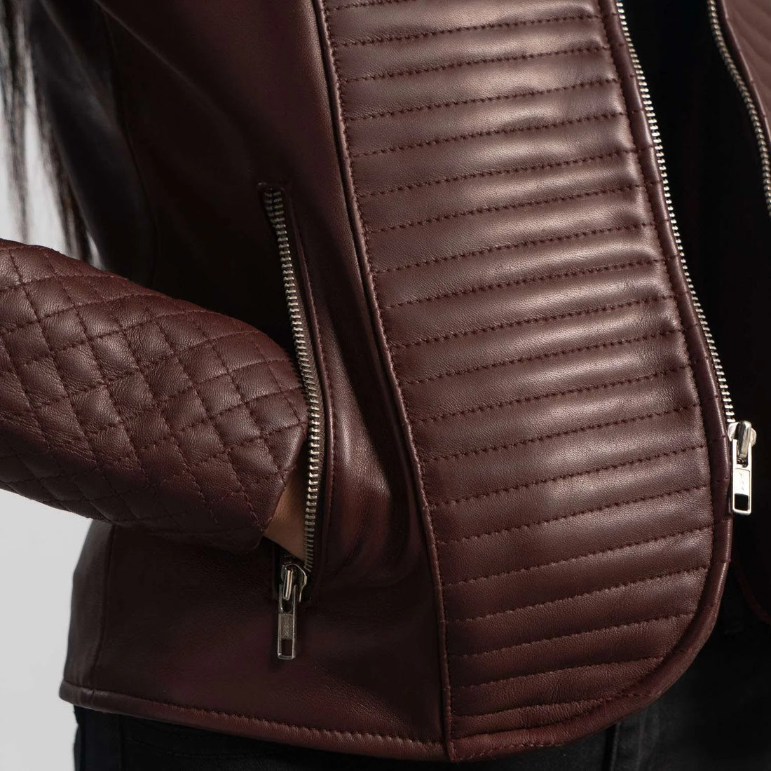 Nexi Quilted Leather Jacket