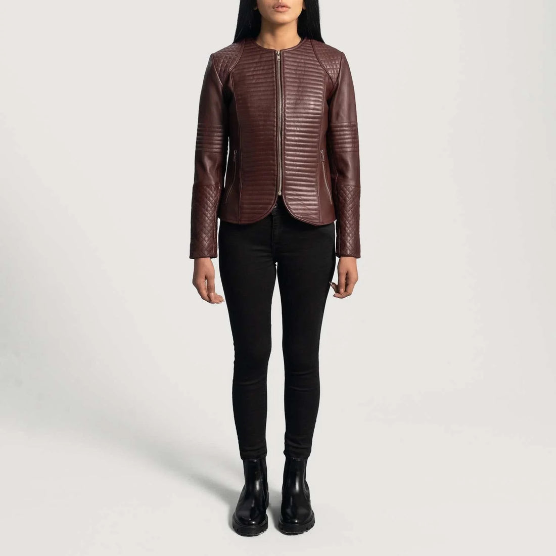 Nexi Quilted Leather Jacket