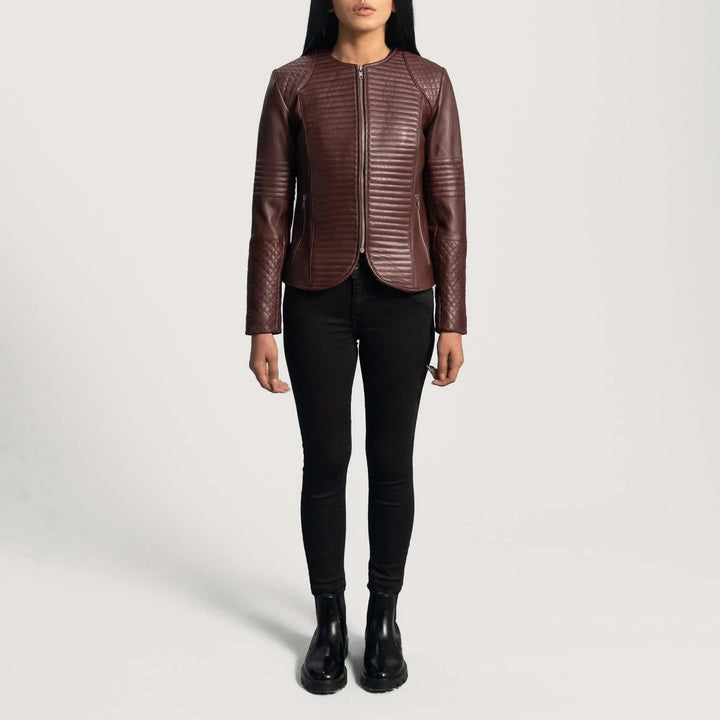 Nexi Quilted Leather Jacket
