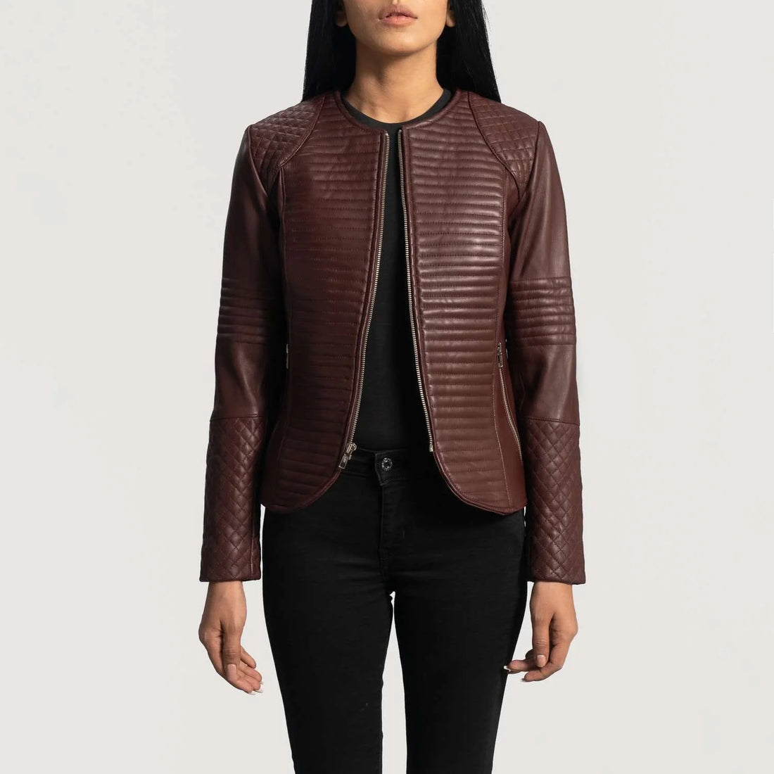 Nexi Quilted Leather Jacket