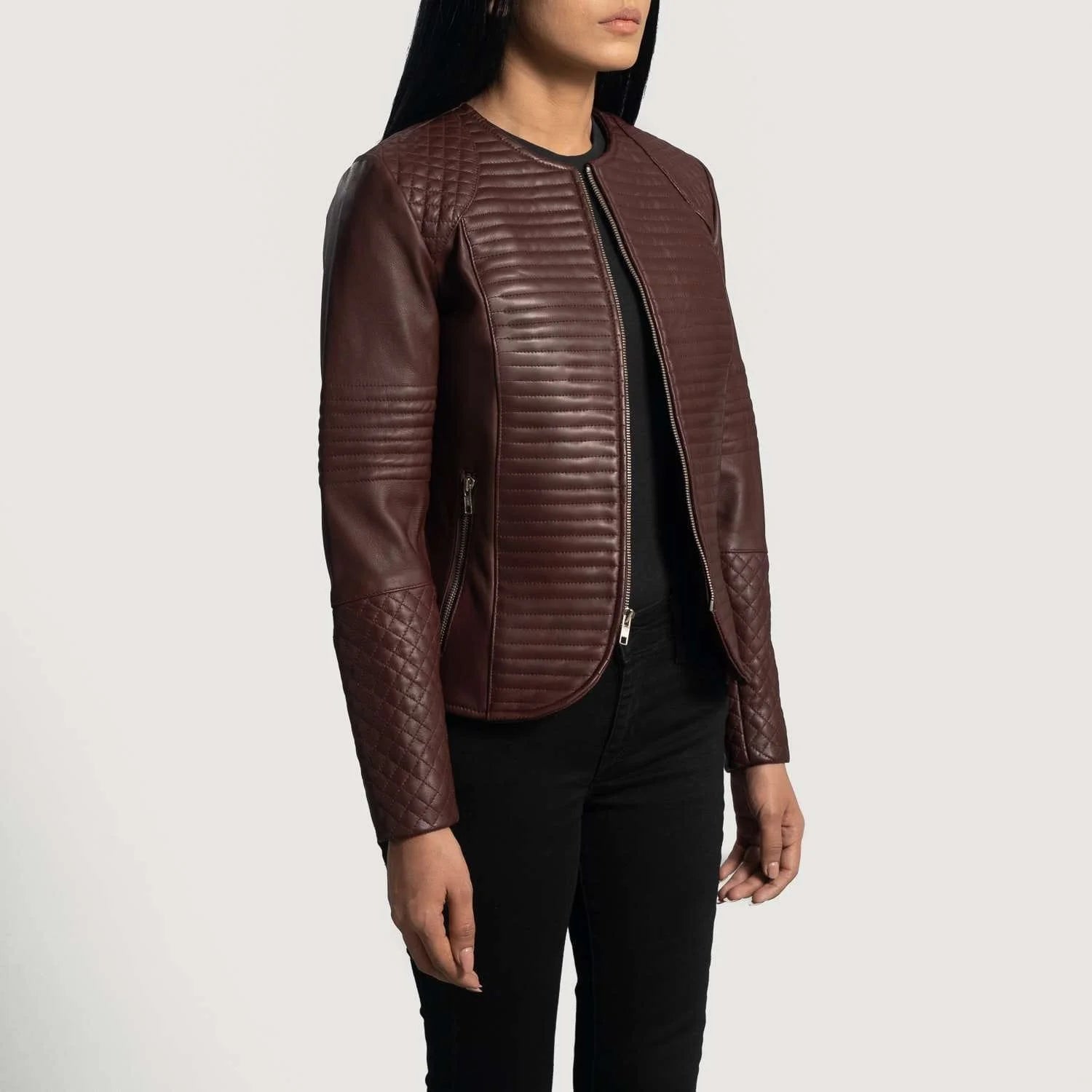 Nexi Quilted Leather Jacket