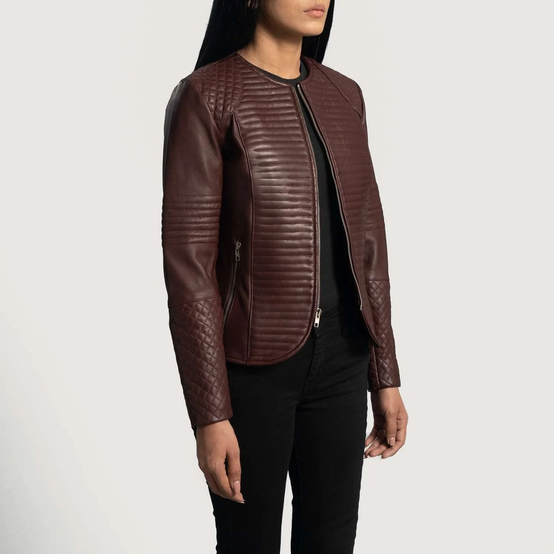 Nexi Quilted Leather Jacket