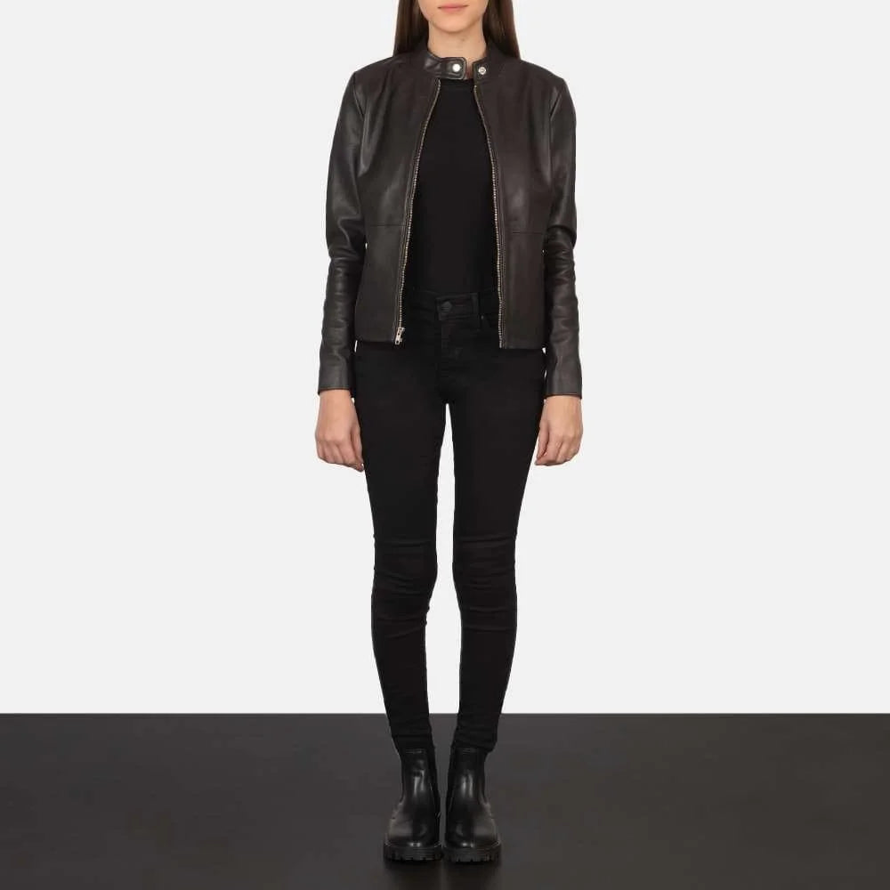 Rave Leather Biker Jacket