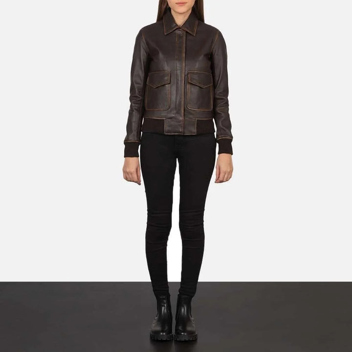 Westa A-2 Leather Bomber Jacket