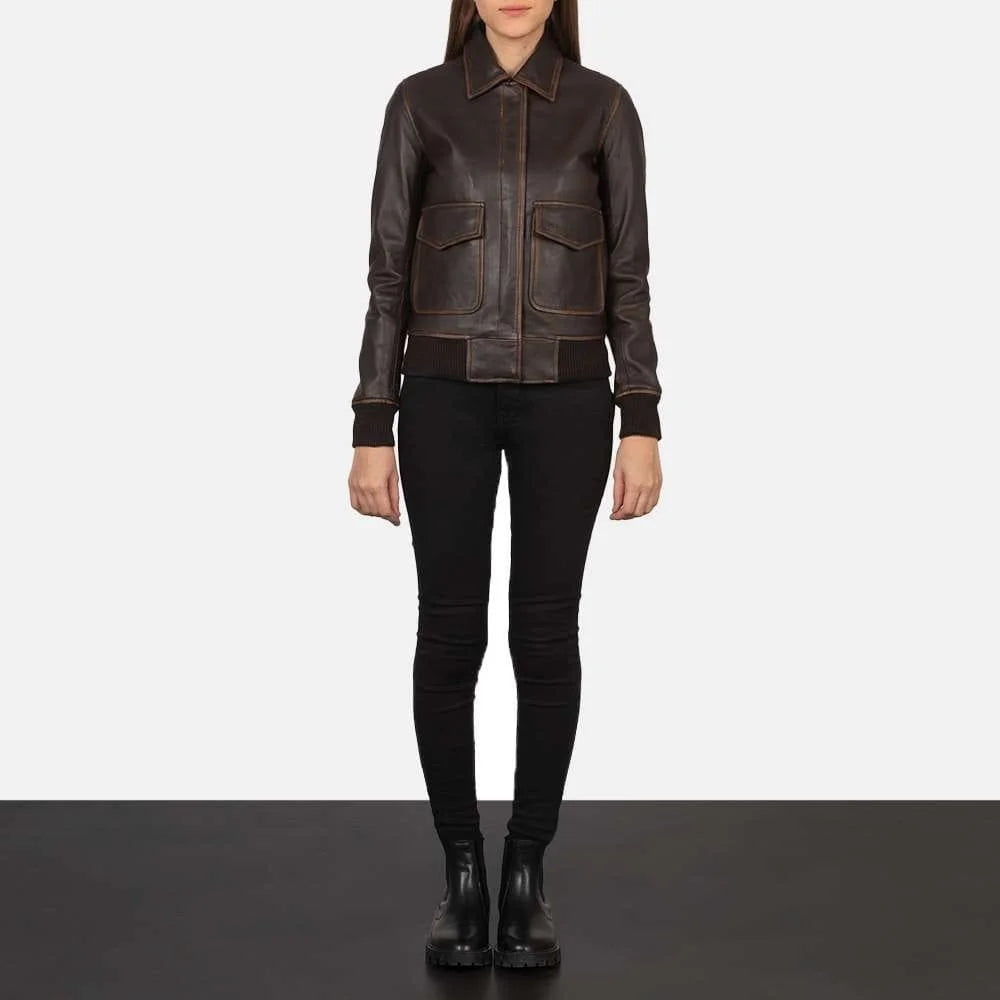 Westa A-2 Leather Bomber Jacket