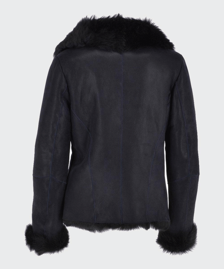 Women’s Cillian Black Sheepskin Leather Jacket
