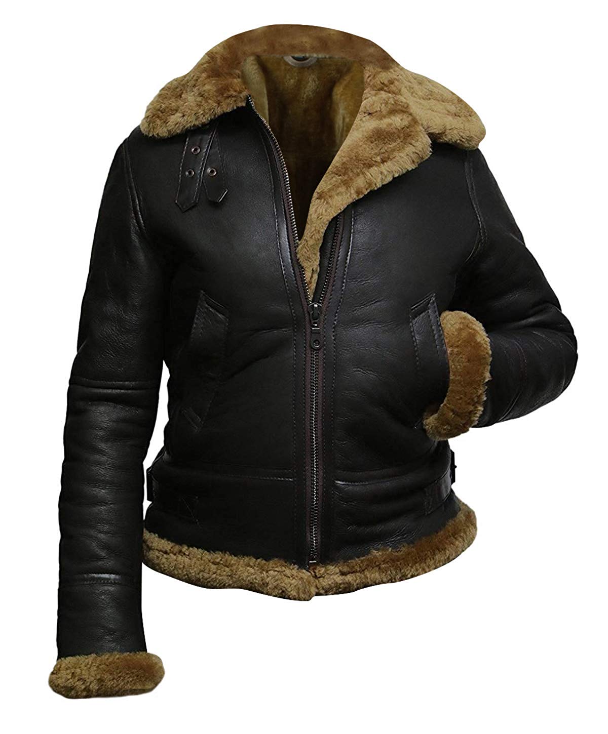 Women’s Dario Sheepskin Leather Aviator Jacket