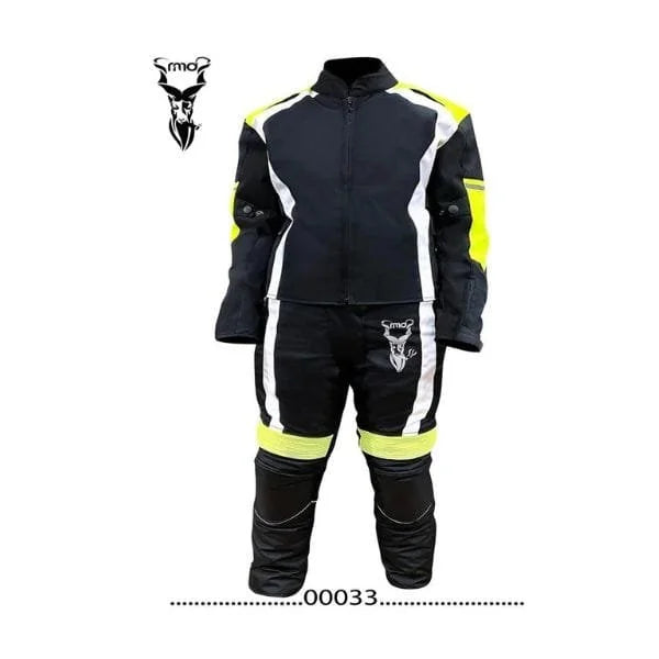 Yellow Women’s Biker Jacket & Trouser Set (Leather Suit)