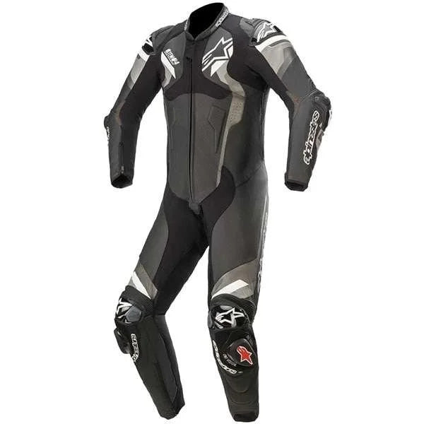 Alpinestars Atem V4 One Piece Leather Suit – Black/Grey/White