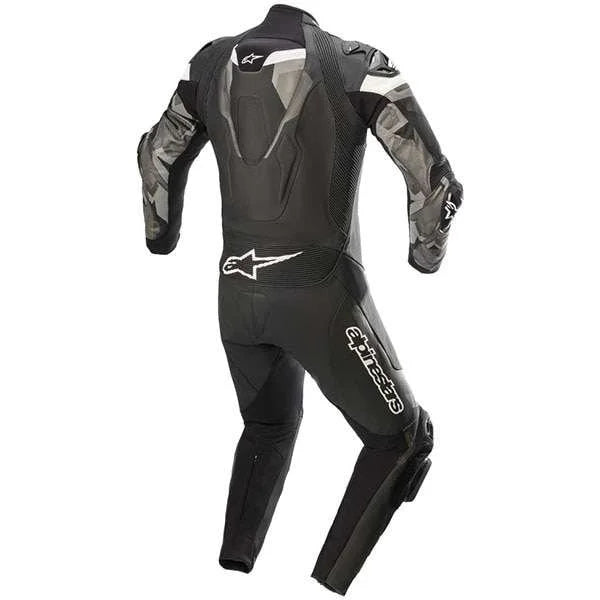 Alpinestars Atem V4 One Piece Leather Suit – Black/Grey/White
