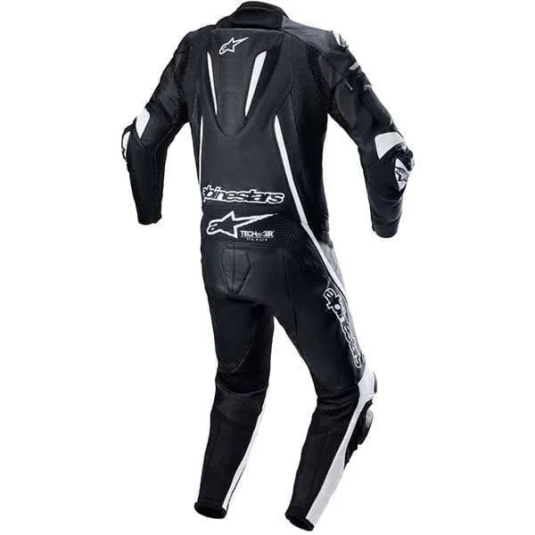 Alpinestars Fusion One Piece Leather Suit – Black/White