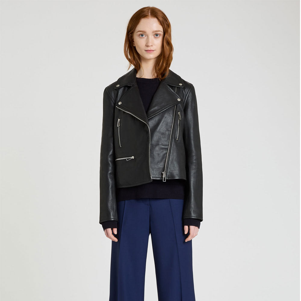 Women’s Eden Lambskin Leather Biker Jacket