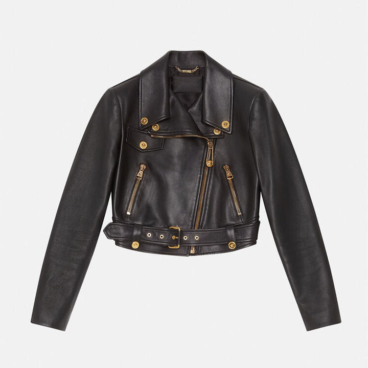 Women’s Vivienne Black Sheepskin Leather Jacket