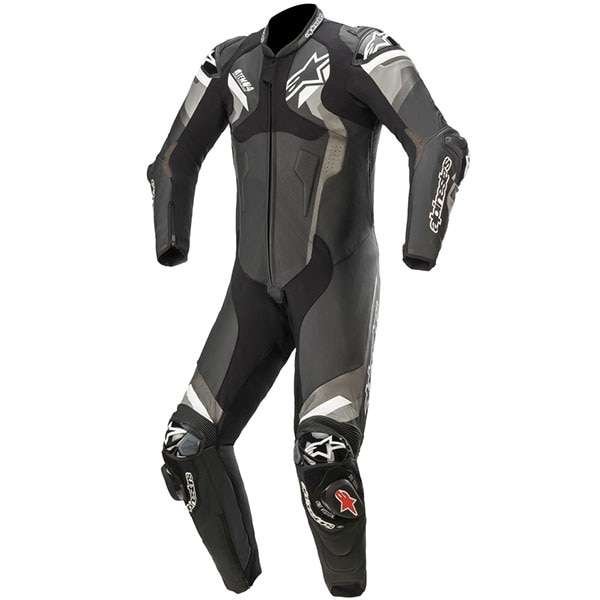 Alpinestars Atem V4 One Piece Leather Suit - Black/Grey/White